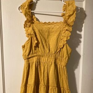 Flirty Yellow Sundress